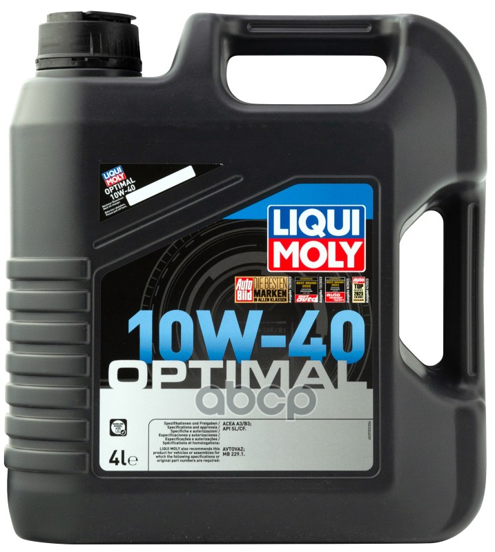 Масло моторное Optimal 10W-40 CF/SL A3/B3 (4л) LIQUI MOLY 3930